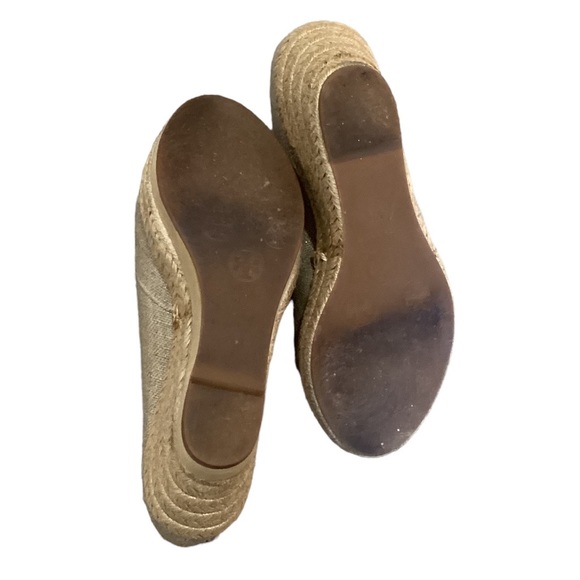 Tory Burch Espadrille Wedge Sandals 9 - Picture 10 of 11